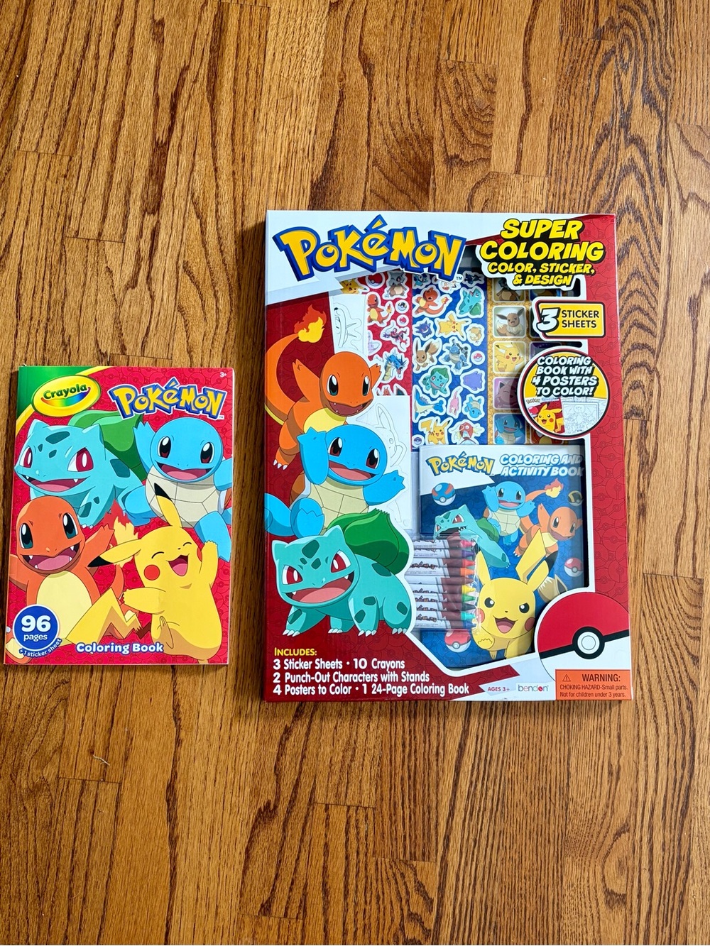Bendon & Crayola Pokémon Super Coloring & Sticker Set